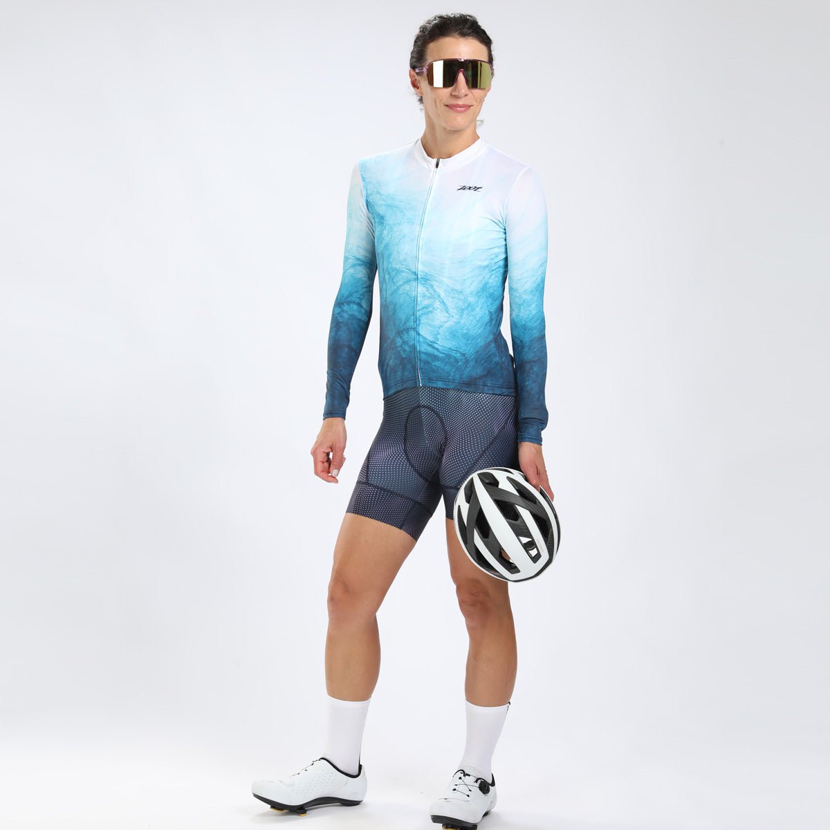 Zoot Sports CYCLE JERSEYS Women's Ltd Cycle Sun Stop Ls Jersey - La Plage