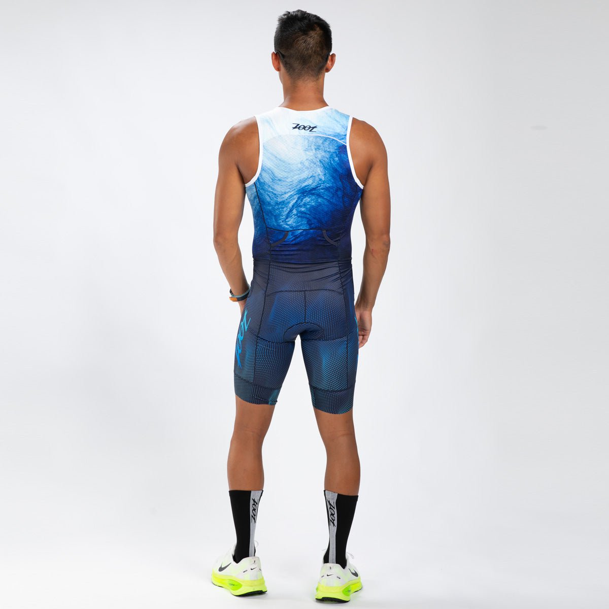 Zoot Sports TRI RACESUITS Men's Ltd Tri Aero Slvs Fz Racesuit - La Plage