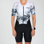 Zoot Sports TRI RACESUITS Women's Elite 2.0 Tri Aero Fz Racesuit - White Hot