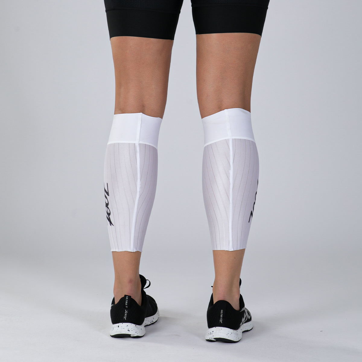 Unisex Elite Aero Calf Sleeves - White