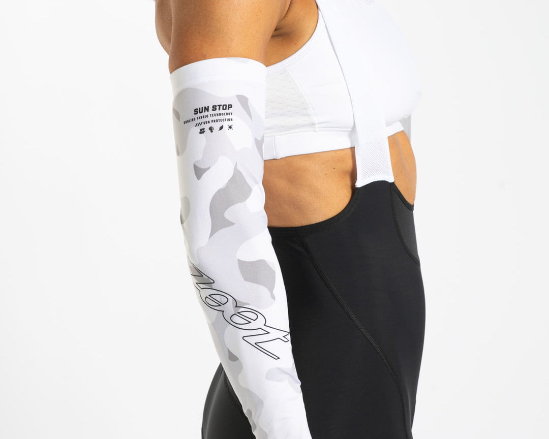 Zoot Sports ARM COOLERS Unisex Ltd Sun Stop Arm Cooler - Snow Camo