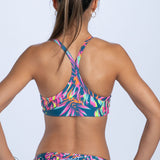 Zoot Sports BIKINI TOPS Women's Ltd Swim Racerback Bikini Top - Island Original