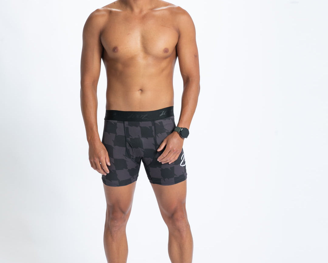 Zoot Sports BRIEFS Men's Ltd Boxer Brief - Checkers