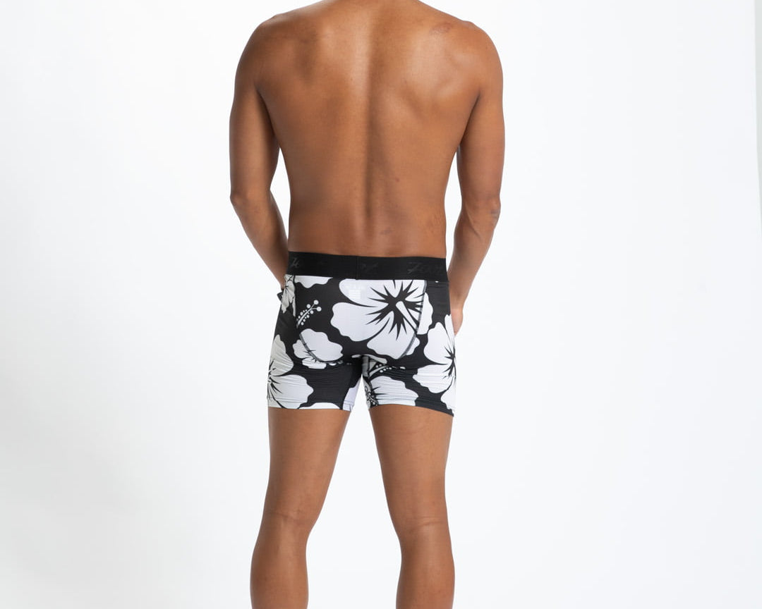 Zoot Sports BRIEFS Men's Ltd Boxer Brief - Hibiscus