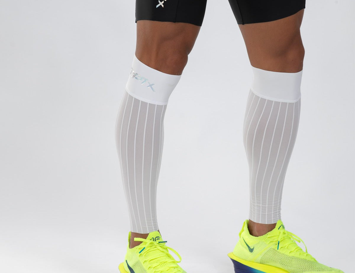 Zoot Sports CALF SLEEVES Unisex Ultra P1x Aero Calf Sleeve - Hyperwhite