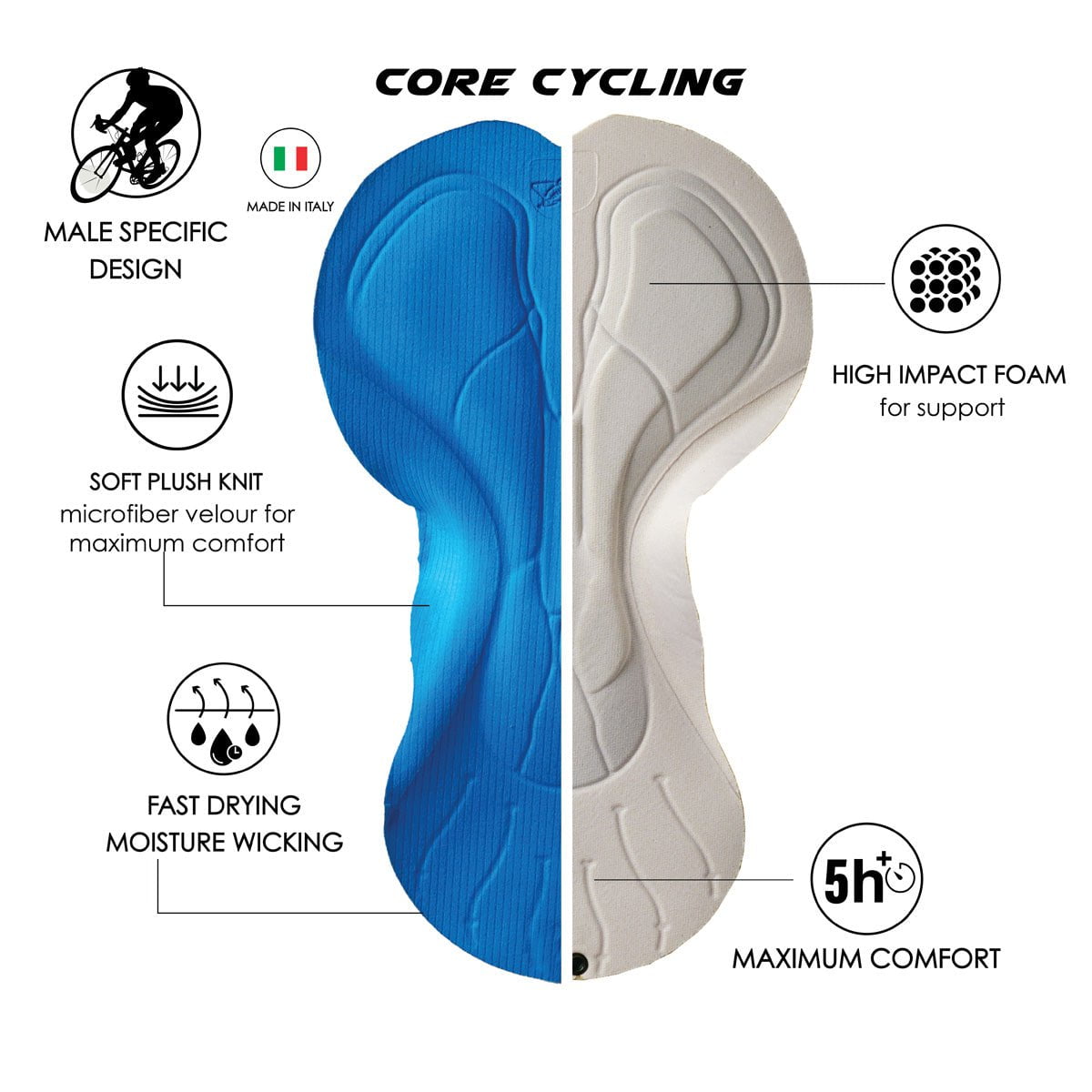 Zoot Sports CYCLE BIBS Men's Core Cycle Bib - Jet Black