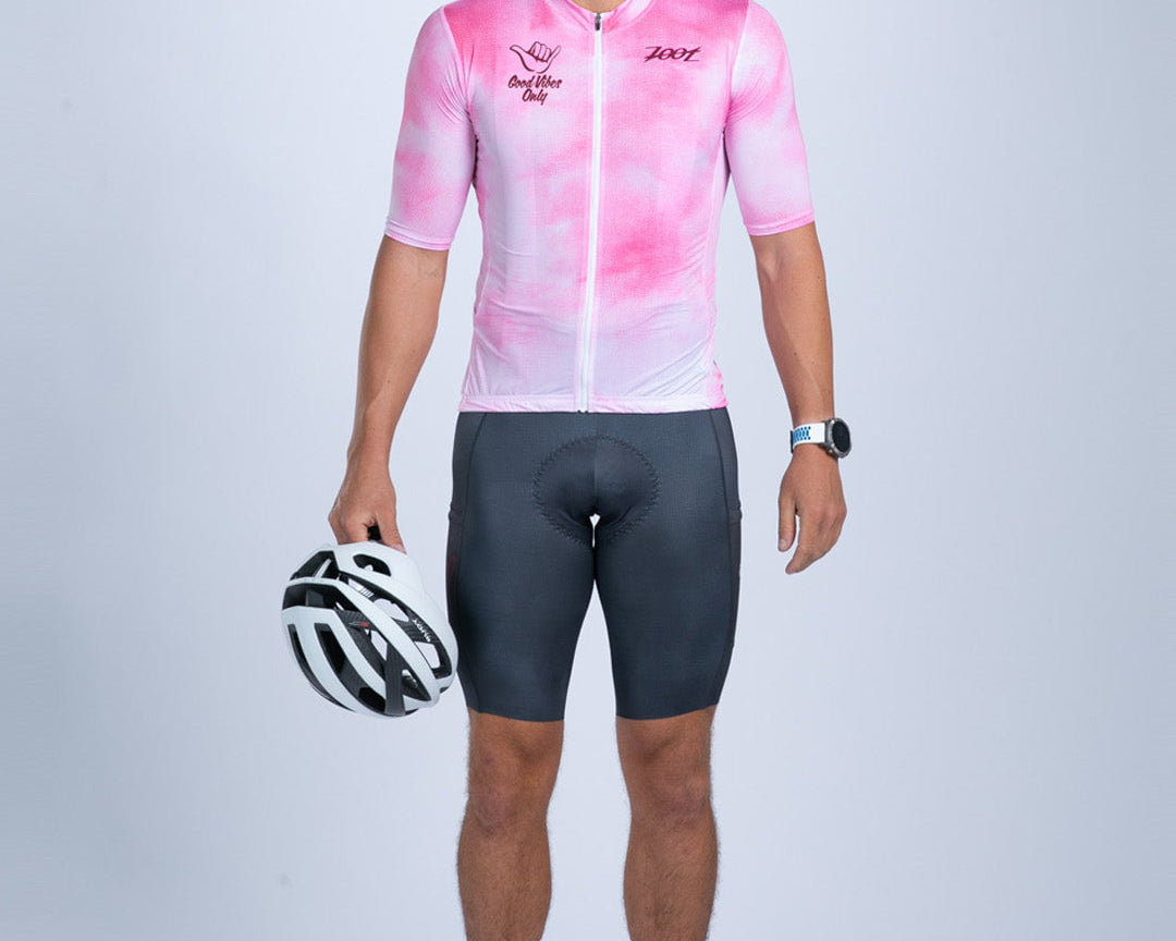 Zoot Sports CYCLE BIBS Men's Cycle Seamless Cargo Bib Short - Good Vibes Only