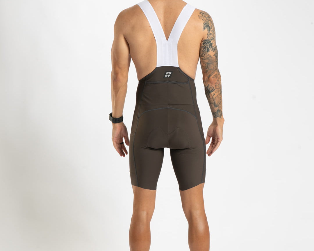 Zoot Sports CYCLE BIBS Men's Elite Cycle Cargo Bib - Mocha