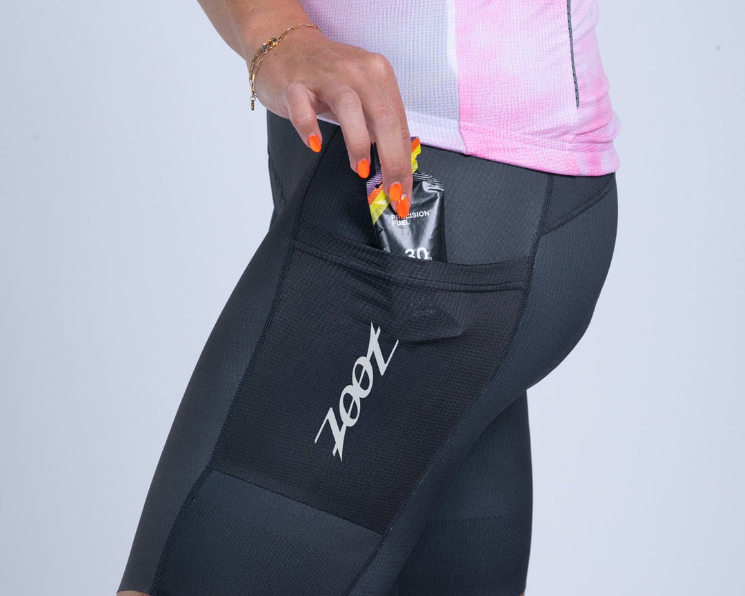 Zoot Sports CYCLE BIBS Women's Cycle Seamless Cargo Bib Short - Good Vibes Only