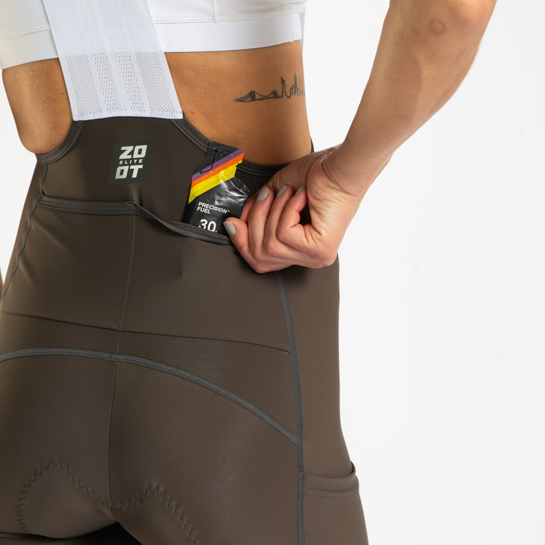 Zoot Sports CYCLE BIBS Women's Elite Cycle Cargo Bib - Mocha