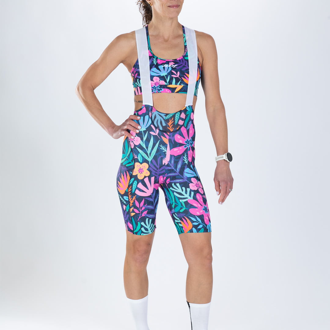 Zoot Sports CYCLE BIBS Women's Ltd Cycle Seamless Bib Short - Florescence