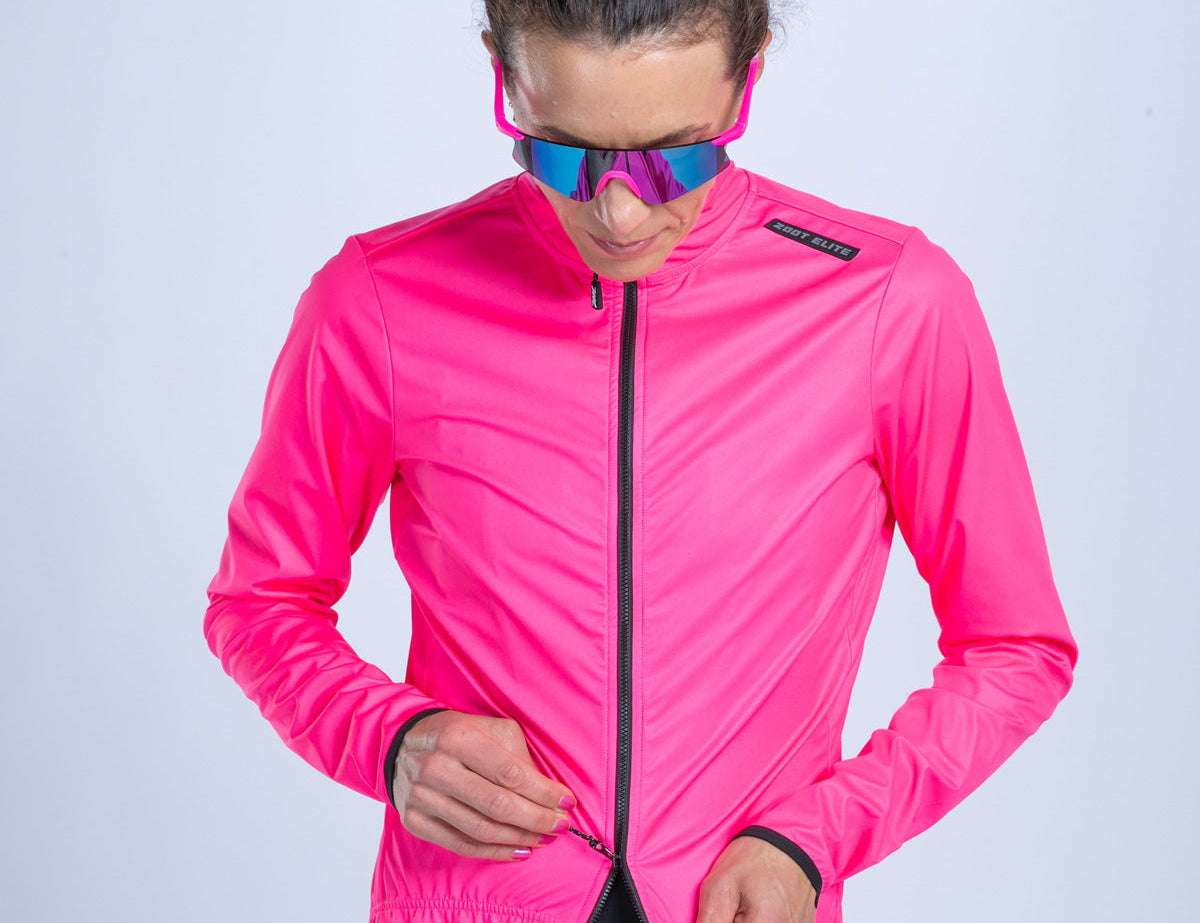 Zoot Sports CYCLE JACKETS Women's Elite Cycle Jacket - Hi Viz Pink