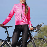 Zoot Sports CYCLE JACKETS Women's Elite Cycle Jacket - Hi Viz Pink