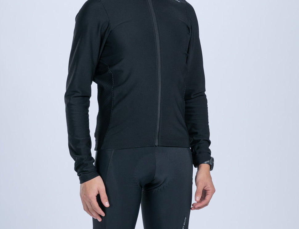 Zoot Sports CYCLE JERSEYS Men's Elite Cycle Hallocore Thermal Jersey - Jet Black