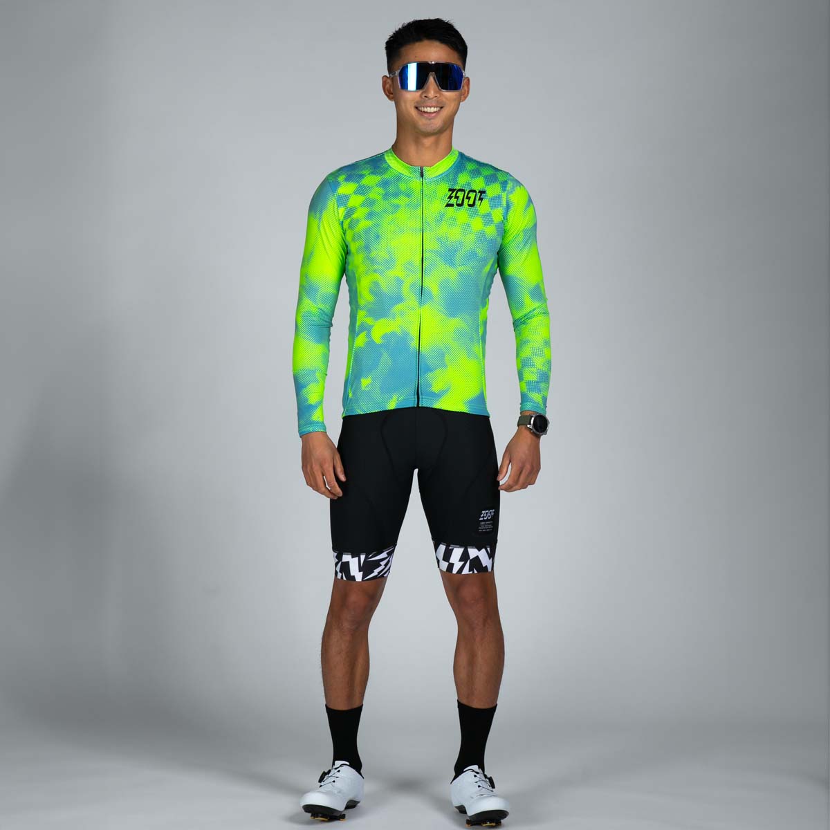 Zoot Sports CYCLE JERSEYS Men's Ltd Cycle Sun Stop Ls Jersey - Electric