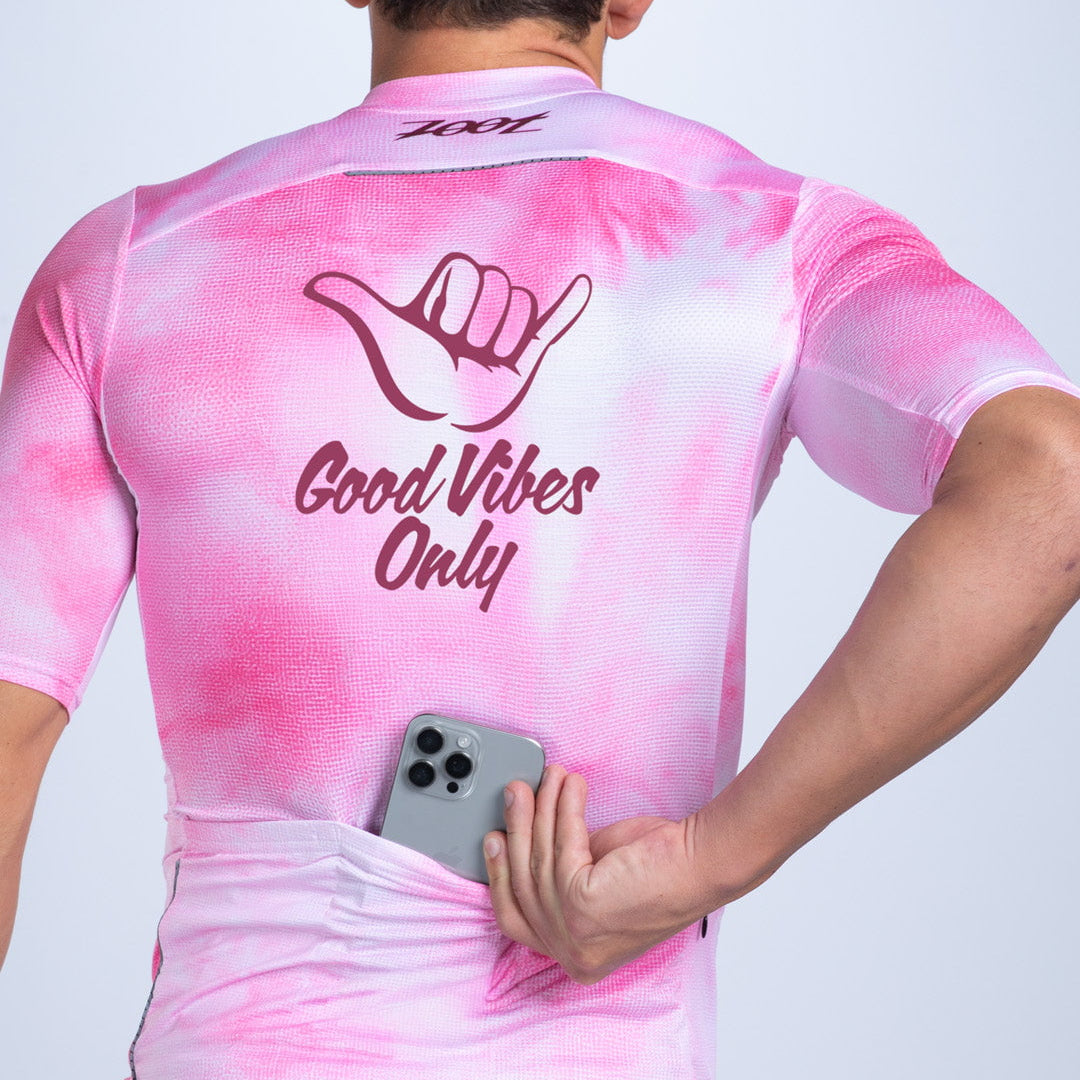 Zoot Sports CYCLE JERSEYS Men's Recon Cycle Jersey - Good Vibes Only