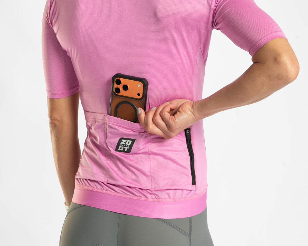 Zoot Sports CYCLE JERSEYS Women's Elite Cycle Aero Jersey - Pink Sunset