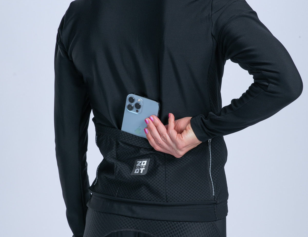 Zoot Sports CYCLE JERSEYS Women's Elite Cycle Hallocore Thermal Jersey - Jet Black