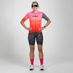 Zoot Sports CYCLE JERSEYS Women's Ltd Cycle Aero Jersey - Darkside Fire