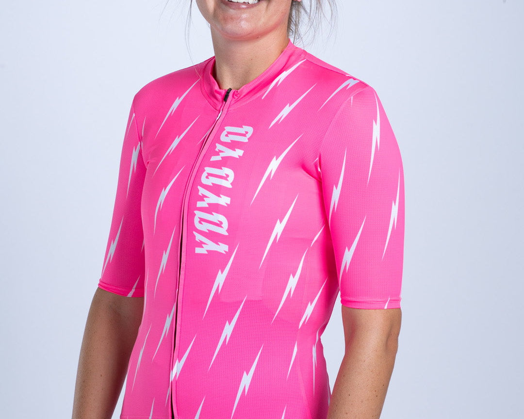 Zoot Sports CYCLE JERSEYS Women's Ltd Cycle Aero Jersey - Elements Bolts