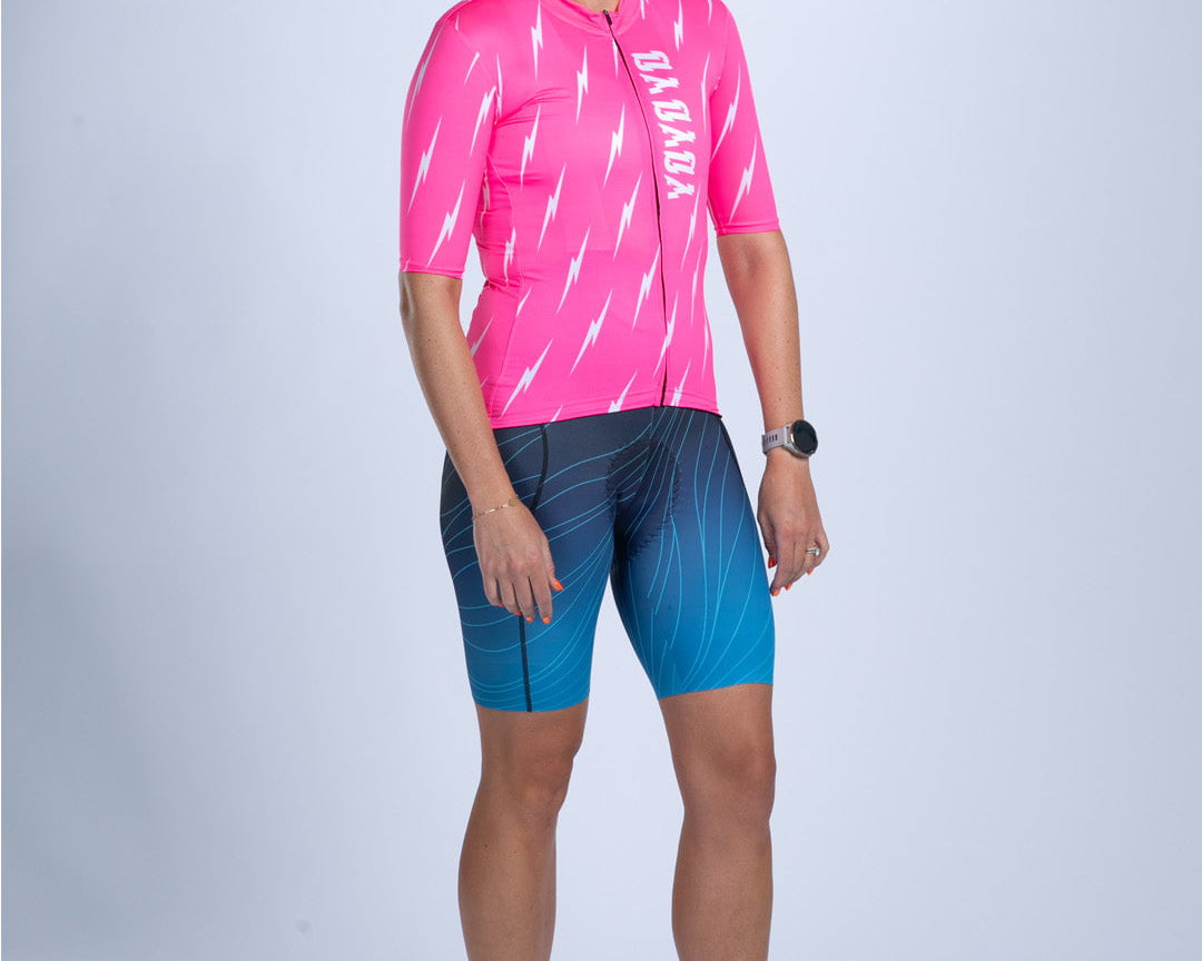 Zoot Sports CYCLE JERSEYS Women's Ltd Cycle Aero Jersey - Elements Bolts