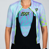 Zoot Sports CYCLE JERSEYS Women's Ltd Cycle Aero Jersey With Exposed Zipper - Electric