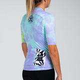 Zoot Sports CYCLE JERSEYS Women's Ltd Cycle Aero Jersey With Exposed Zipper - Electric