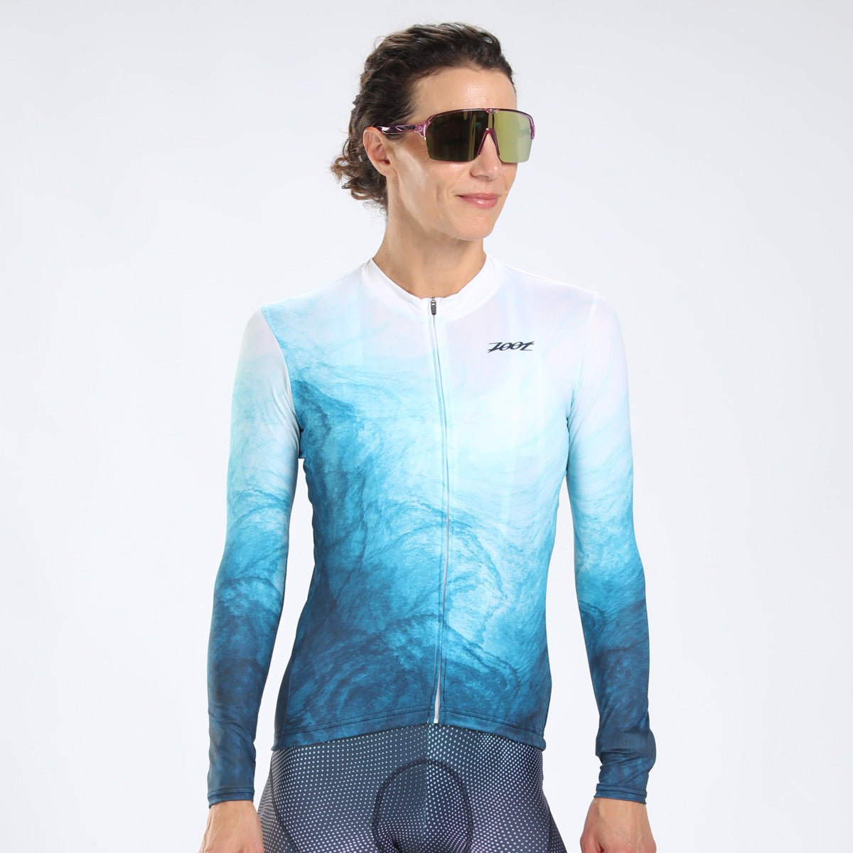 Zoot Sports CYCLE JERSEYS Women's Ltd Cycle Sun Stop Ls Jersey - La Plage