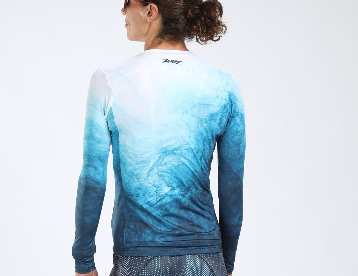 Zoot Sports CYCLE JERSEYS Women's Ltd Cycle Sun Stop Ls Jersey - La Plage