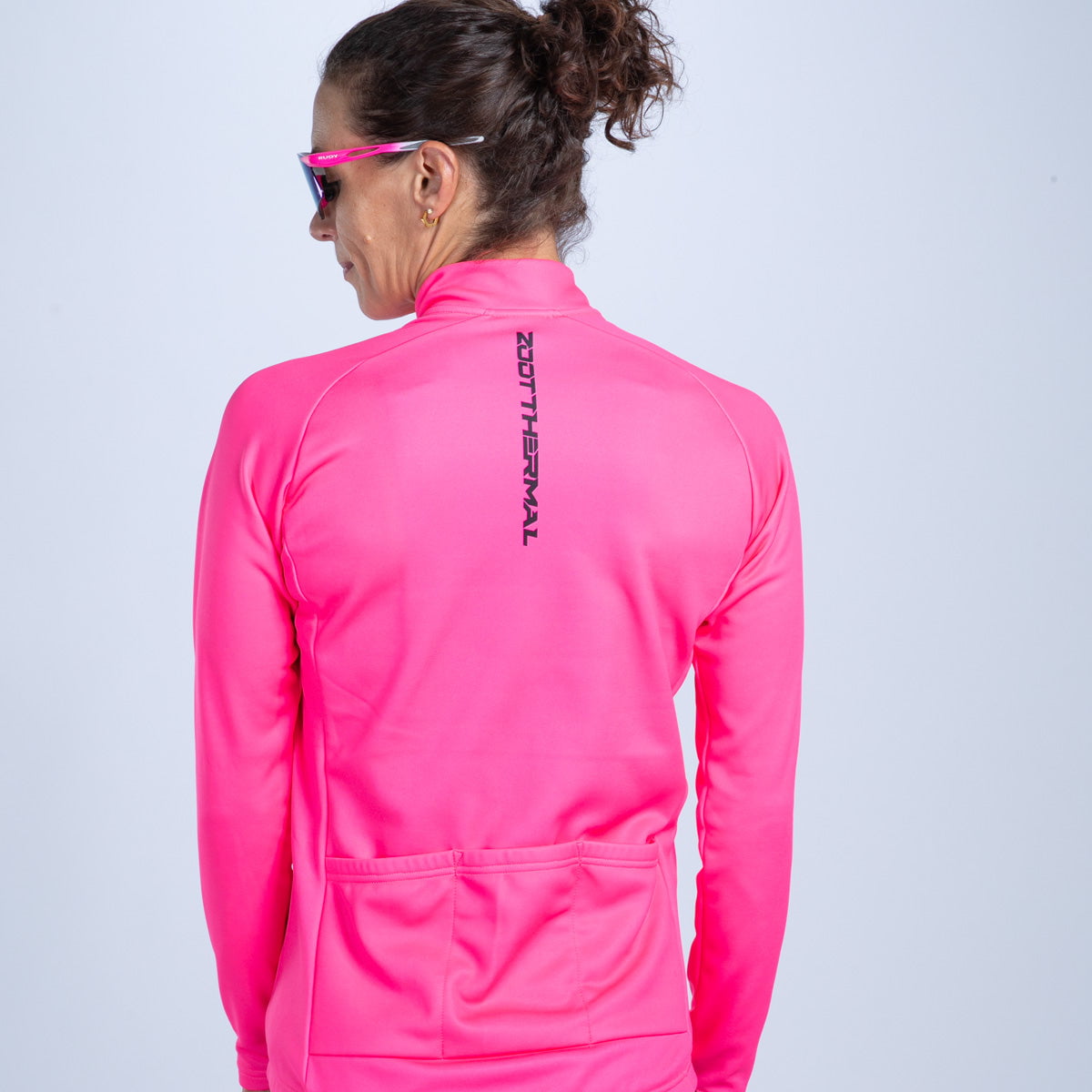 Zoot Sports CYCLE JERSEYS Women's Ltd Cycle Thermal Jersey - Hi Viz Pink