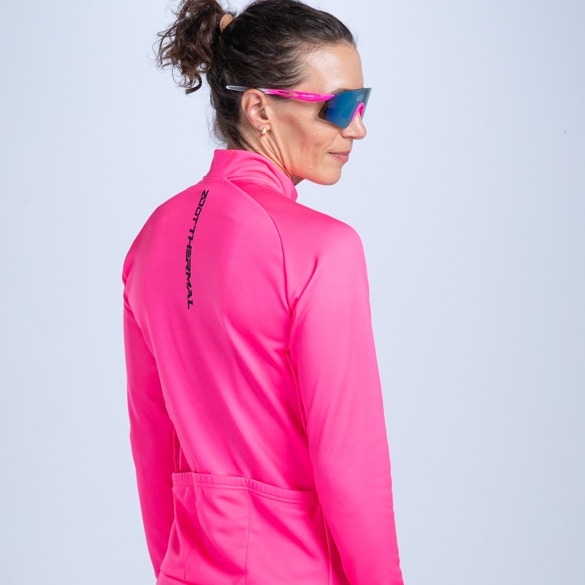 Zoot Sports CYCLE JERSEYS Women's Ltd Cycle Thermal Jersey - Hi Viz Pink
