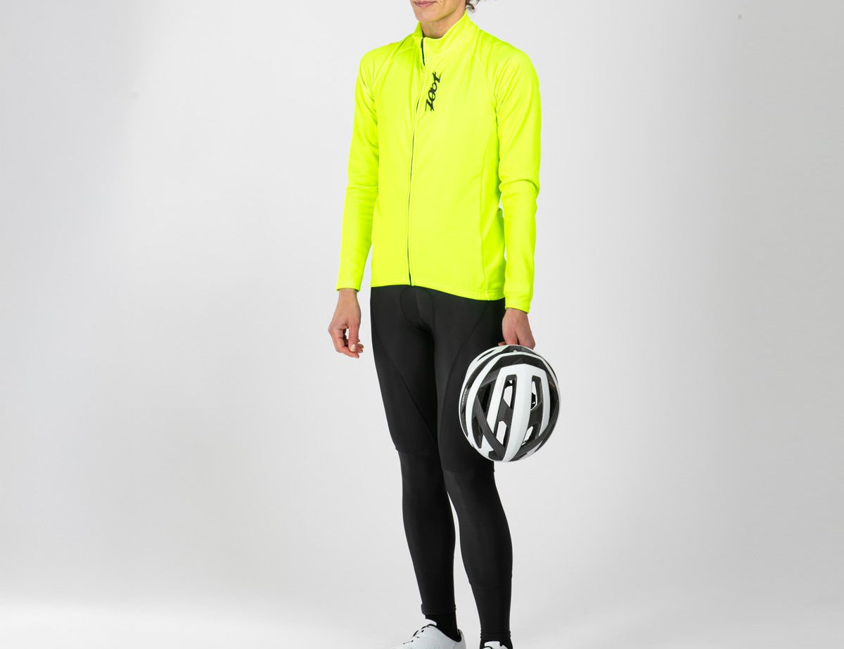 Zoot Sports CYCLE JERSEYS Women's Ltd Cycle Thermo Jersey - Safety Yellow