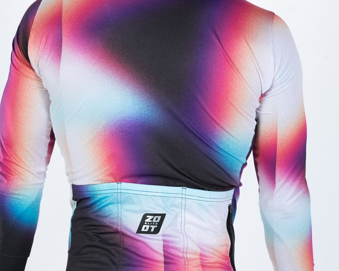 Zoot Sports CYCLE LONG SLEEVE JERSEYS Men's Elite Cycle Ls Aero Jersey - Sonic Shift