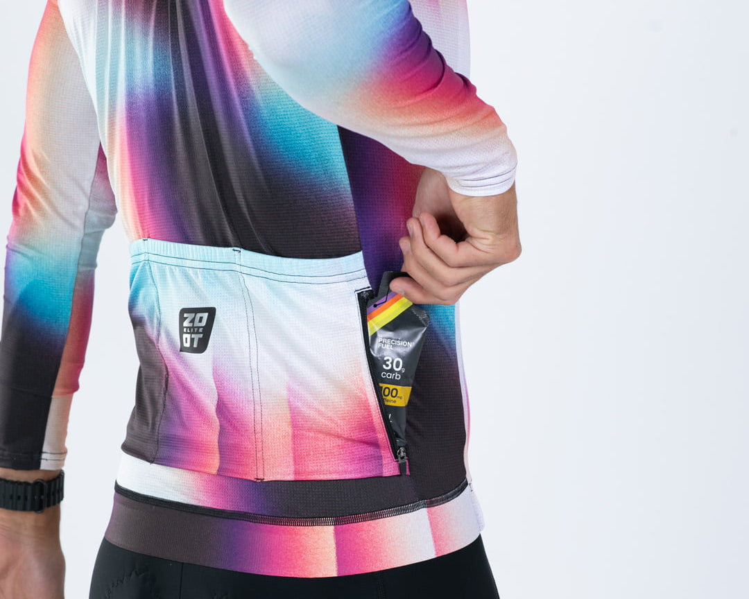 Zoot Sports CYCLE LONG SLEEVE JERSEYS Men's Elite Cycle Ls Aero Jersey - Sonic Shift