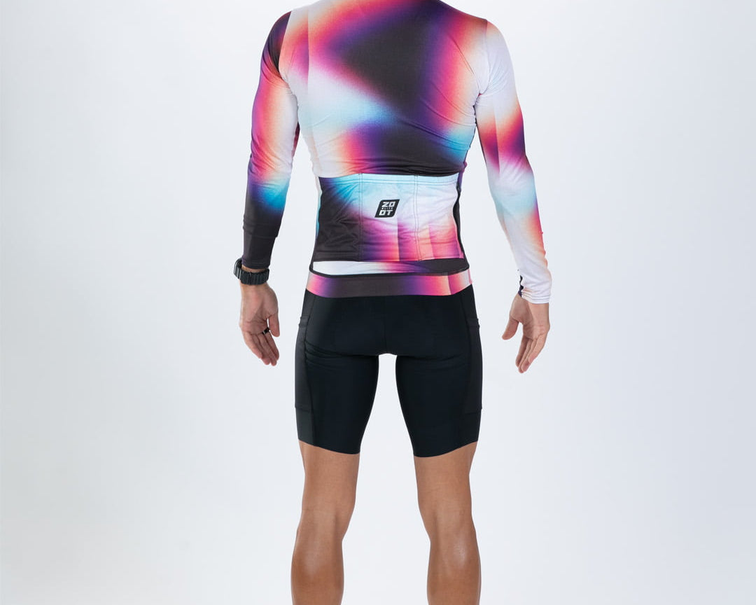Zoot Sports CYCLE LONG SLEEVE JERSEYS Men's Elite Cycle Ls Aero Jersey - Sonic Shift