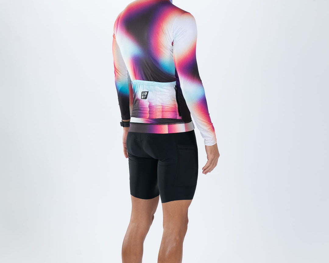 Zoot Sports CYCLE LONG SLEEVE JERSEYS Men's Elite Cycle Ls Aero Jersey - Sonic Shift