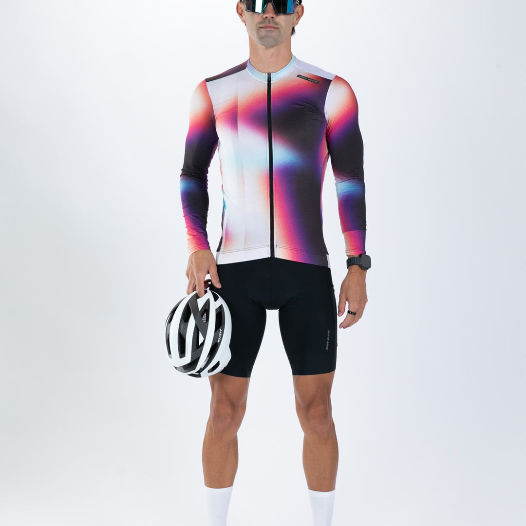 Zoot Sports CYCLE LONG SLEEVE JERSEYS Men's Elite Cycle Ls Aero Jersey - Sonic Shift