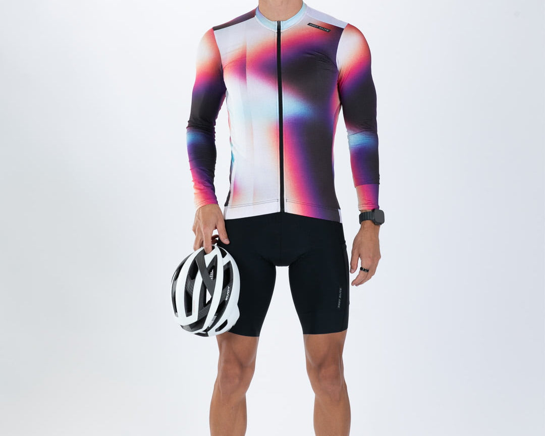 Zoot Sports CYCLE LONG SLEEVE JERSEYS Men's Elite Cycle Ls Aero Jersey - Sonic Shift