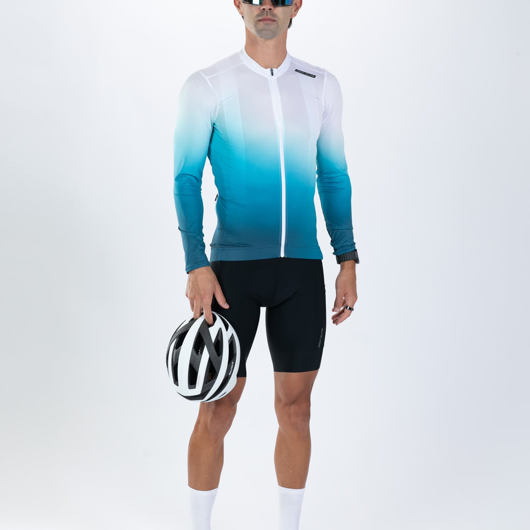 Zoot Sports CYCLE LONG SLEEVE JERSEYS Men's Elite Cycle Ls Aero Jersey - Sonic Wave