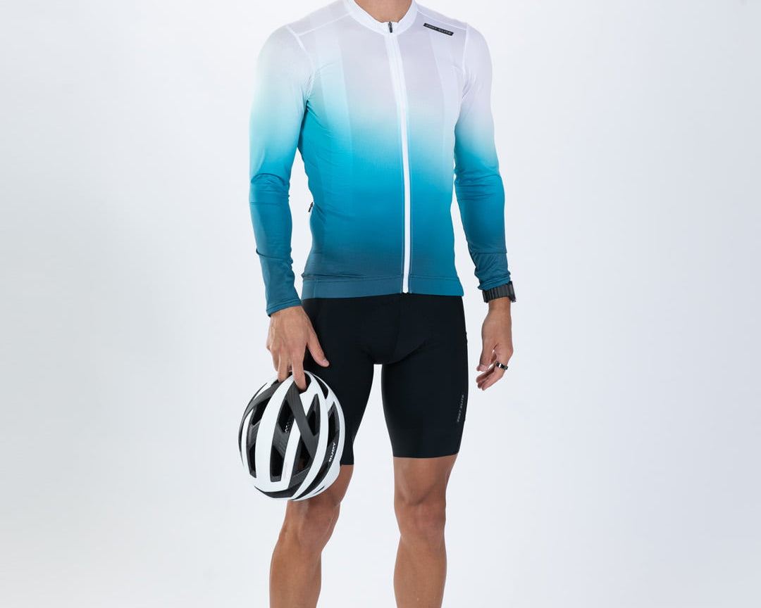 Zoot Sports CYCLE LONG SLEEVE JERSEYS Men's Elite Cycle Ls Aero Jersey - Sonic Wave