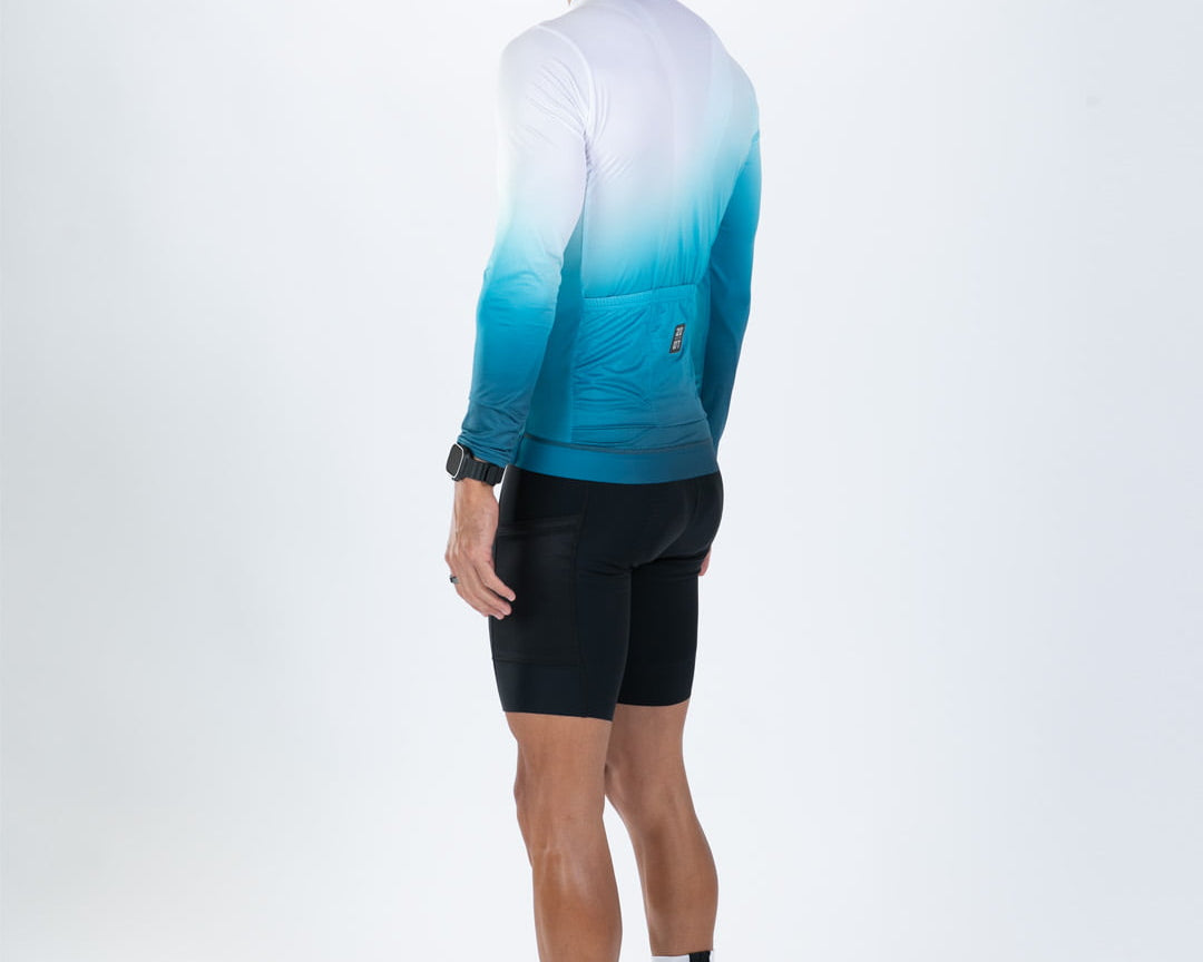 Zoot Sports CYCLE LONG SLEEVE JERSEYS Men's Elite Cycle Ls Aero Jersey - Sonic Wave