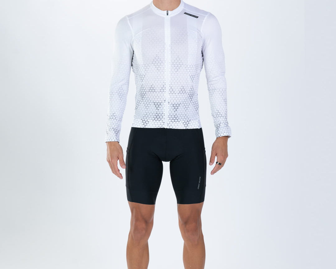 Zoot Sports CYCLE LONG SLEEVE JERSEYS Men's Elite Cycle Ls Aero Jersey - Sonic White
