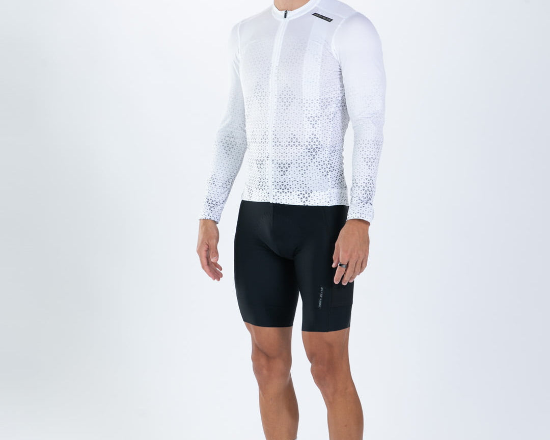 Zoot Sports CYCLE LONG SLEEVE JERSEYS Men's Elite Cycle Ls Aero Jersey - Sonic White