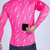 Zoot Sports CYCLE LONG SLEEVE JERSEYS Men's Ltd Cycle Sun Stop LS Jersey - Elements Bolts