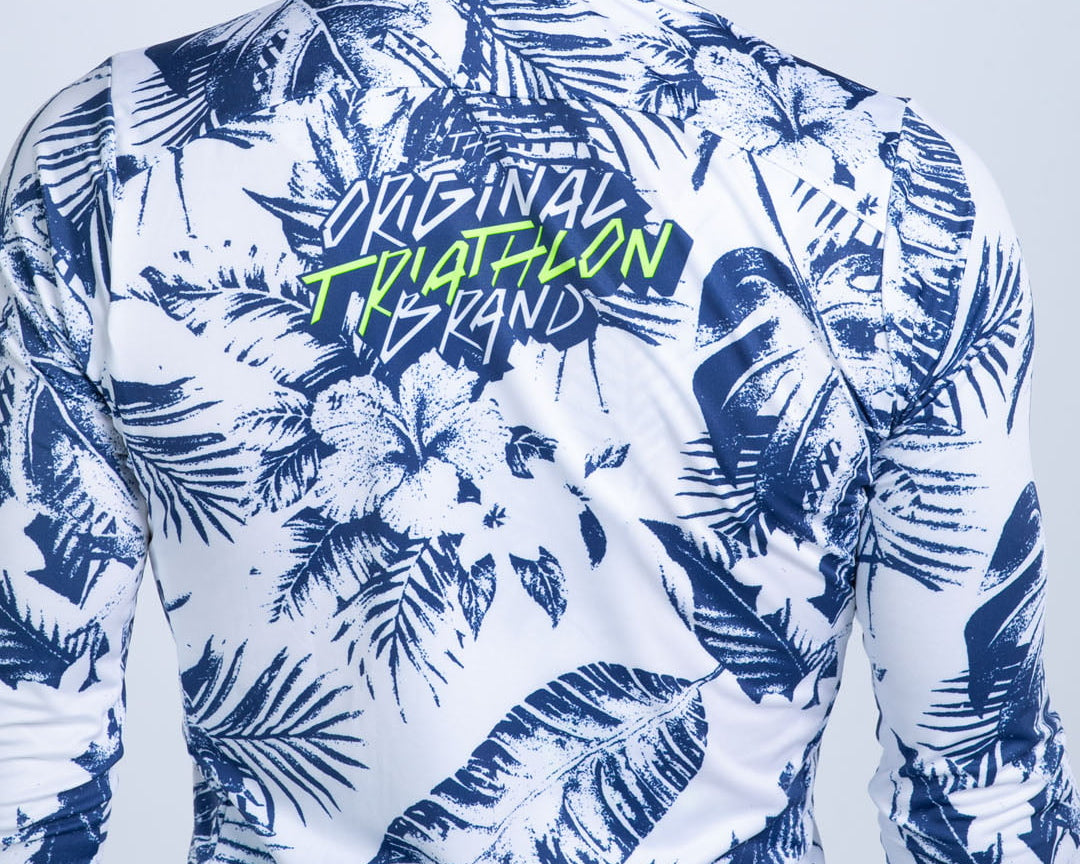 Zoot Sports CYCLE LONG SLEEVE JERSEYS Men's Ltd Cycle Sun Stop LS Jersey - Island Original