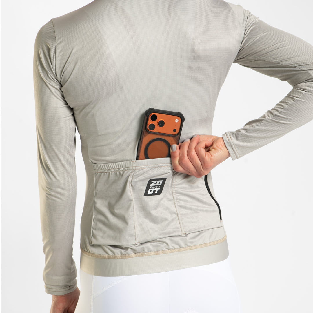 Zoot Sports CYCLE LONG SLEEVE JERSEYS Women's Elite Cycle Ls Aero Jersey - Hazelnut