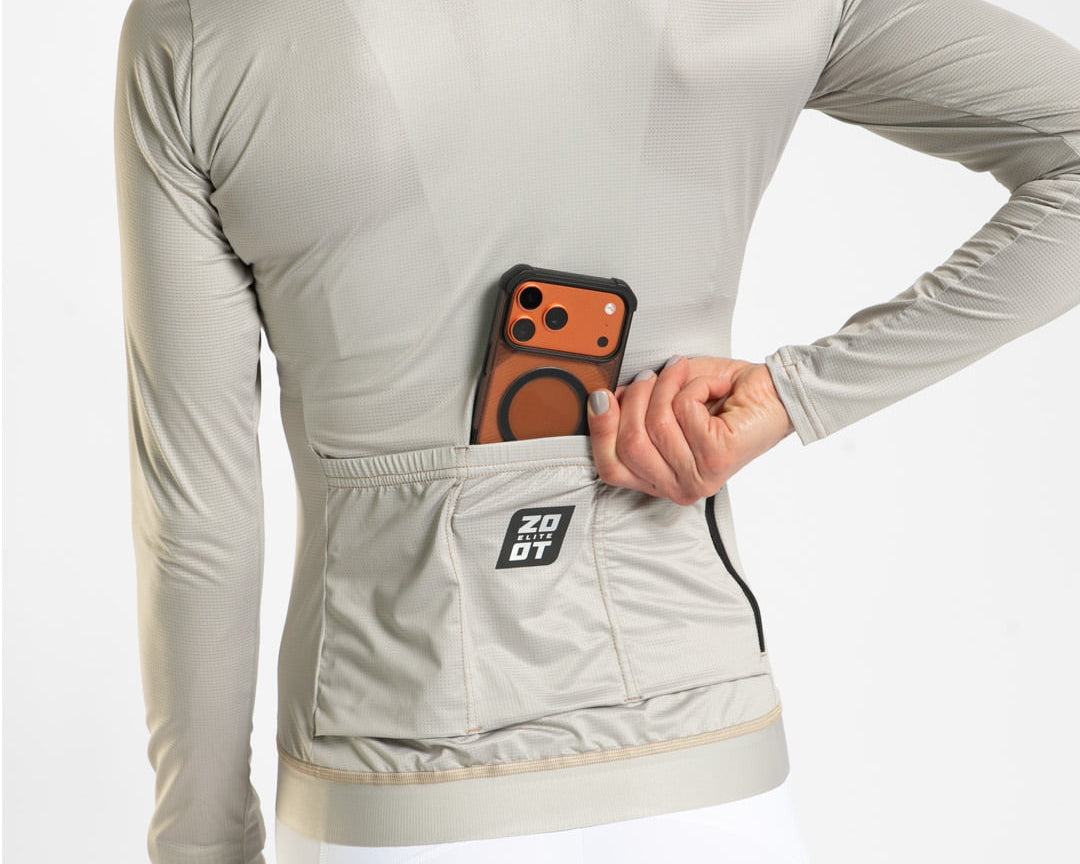 Zoot Sports CYCLE LONG SLEEVE JERSEYS Women's Elite Cycle Ls Aero Jersey - Hazelnut