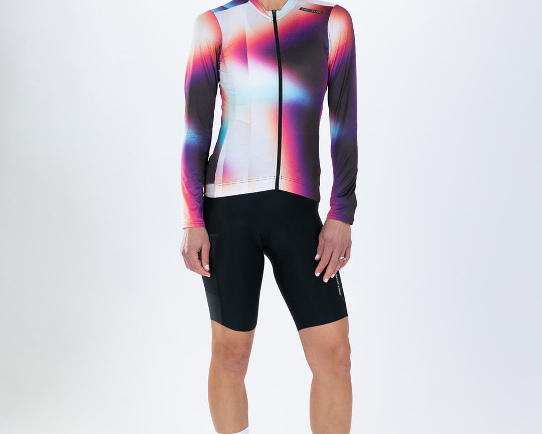 Zoot Sports CYCLE LONG SLEEVE JERSEYS Women's Elite Cycle Ls Aero Jersey - Sonic Shift