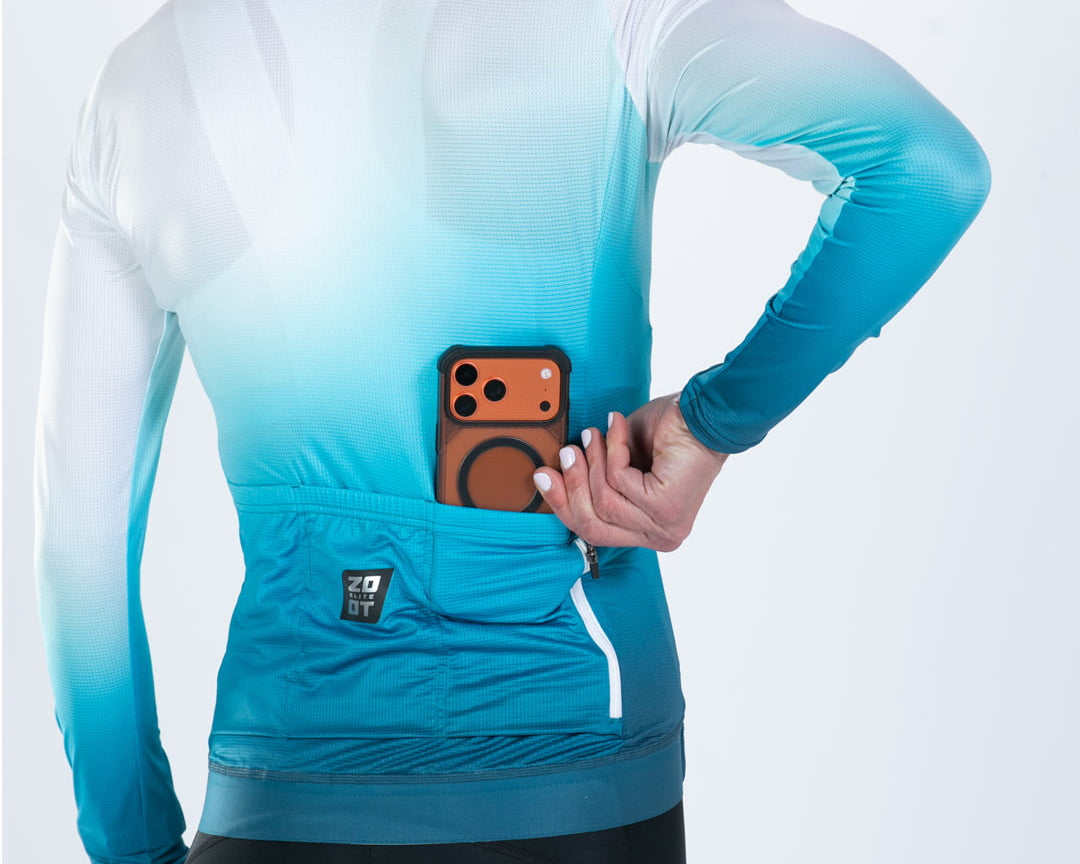 Zoot Sports CYCLE LONG SLEEVE JERSEYS Women's Elite Cycle Ls Aero Jersey - Sonic Wave