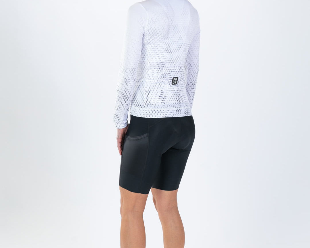 Zoot Sports CYCLE LONG SLEEVE JERSEYS Women's Elite Cycle Ls Aero Jersey - Sonic White